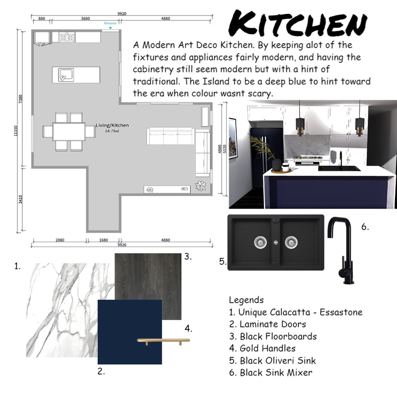 Kitchen S16 A2 Mood Board by T.Bonham on Style Sourcebook