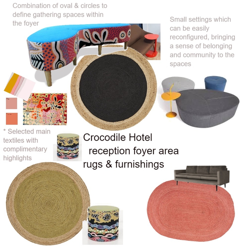 Crocodile Hotel foyer furniture Mood Board by Lady Darwin Design on Style Sourcebook