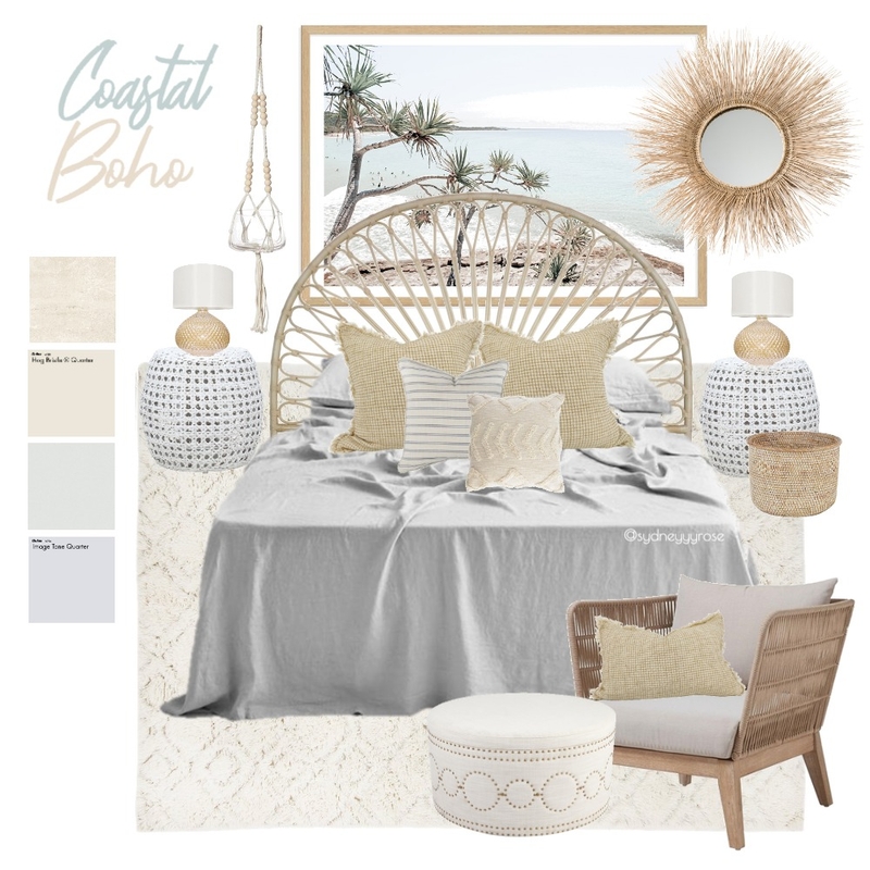 Coastal Boho Mood Board by sydneyrosecreative on Style Sourcebook