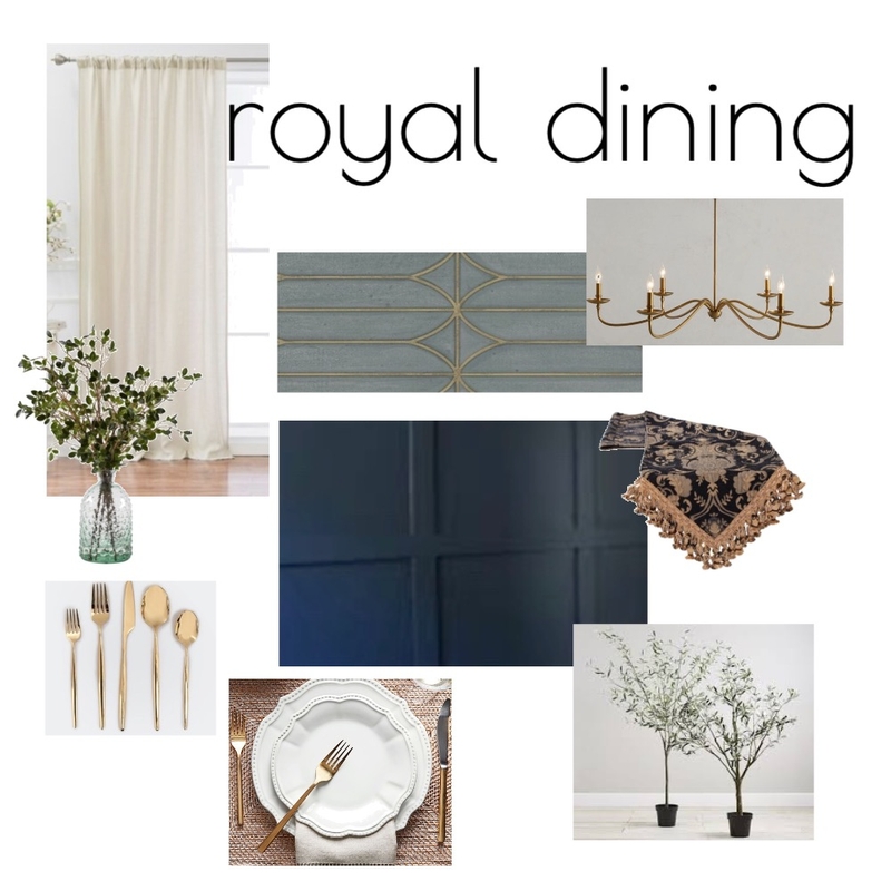 royal dining Mood Board by Live in Bloom design on Style Sourcebook