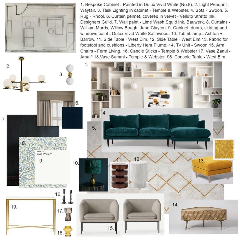 Sample Board Elspa Mood Board by ElsPar on Style Sourcebook