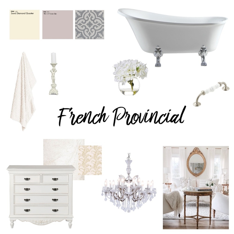 French Provincial Mood Board by louisejeannebrown on Style Sourcebook
