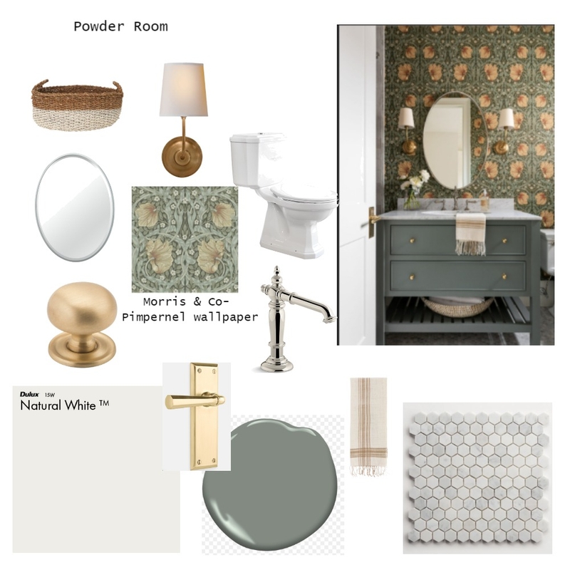 Powder Room Mood Board by Creative Solutions on Style Sourcebook