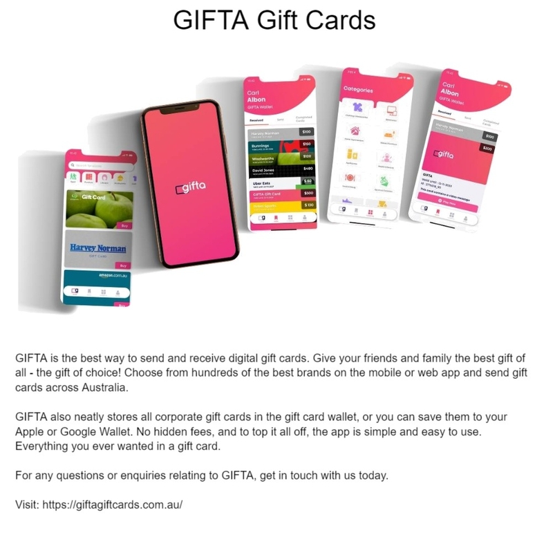 GIFTA Gift Cards Mood Board by GIFTA Gift Cards on Style Sourcebook