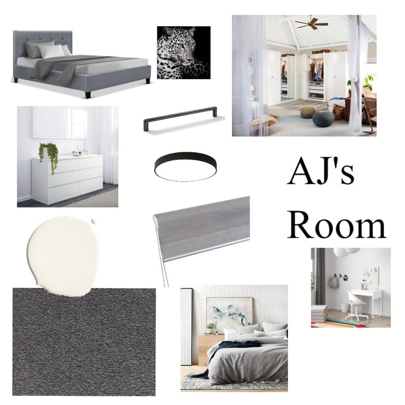 AJ's room Mood Board by Breezy Interiors on Style Sourcebook