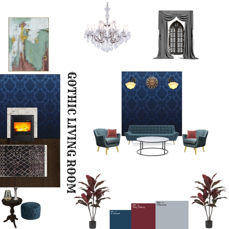 GOTHIC MOOD BOARD Mood Board by Jatin Pathak on Style Sourcebook