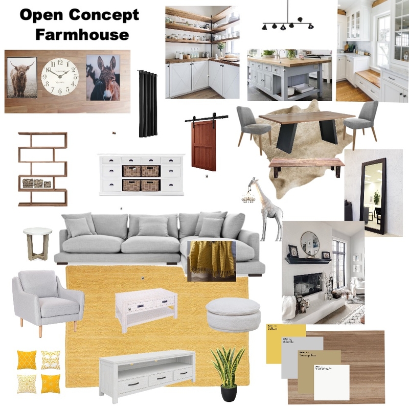 Farmhouse Mood Board by Kristen.MareeX on Style Sourcebook