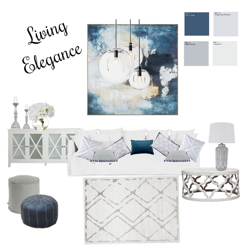 Living Elegance Mood Board by Geri Ramsay on Style Sourcebook