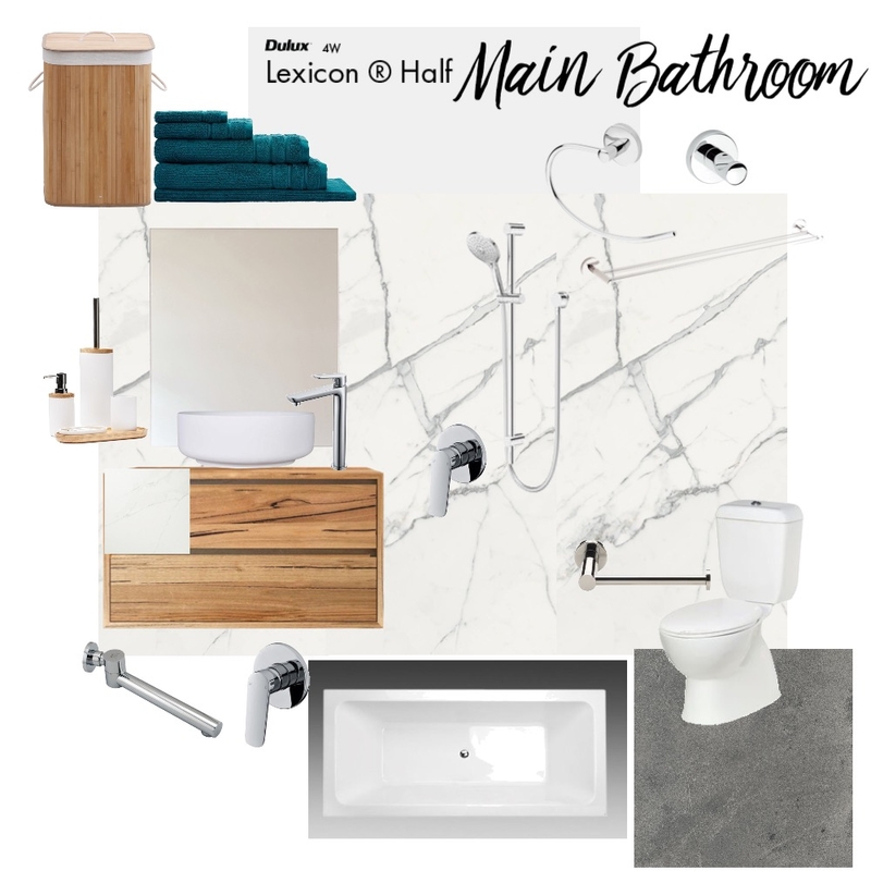 Master Bathroom Mood Board by Anna Chan on Style Sourcebook