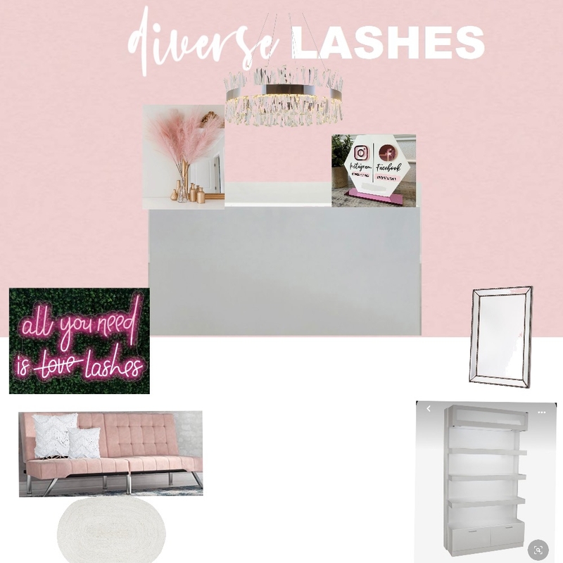 Lash Salon Mood Board by jennifercoomer on Style Sourcebook