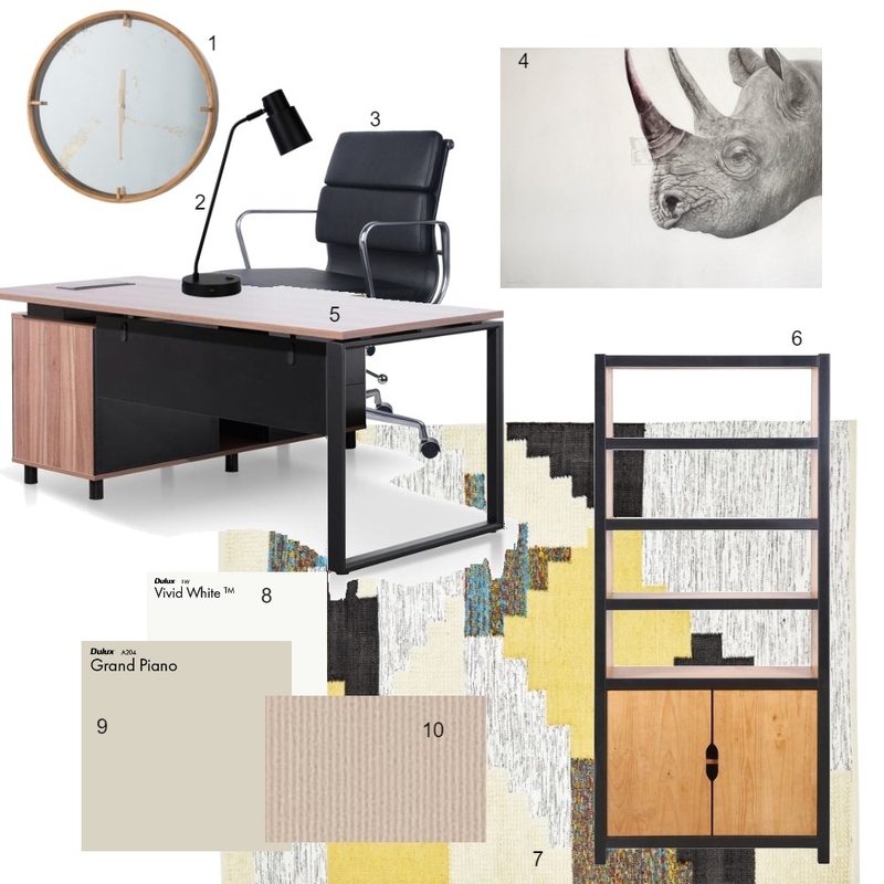 office 1 Mood Board by Jo Murphy on Style Sourcebook