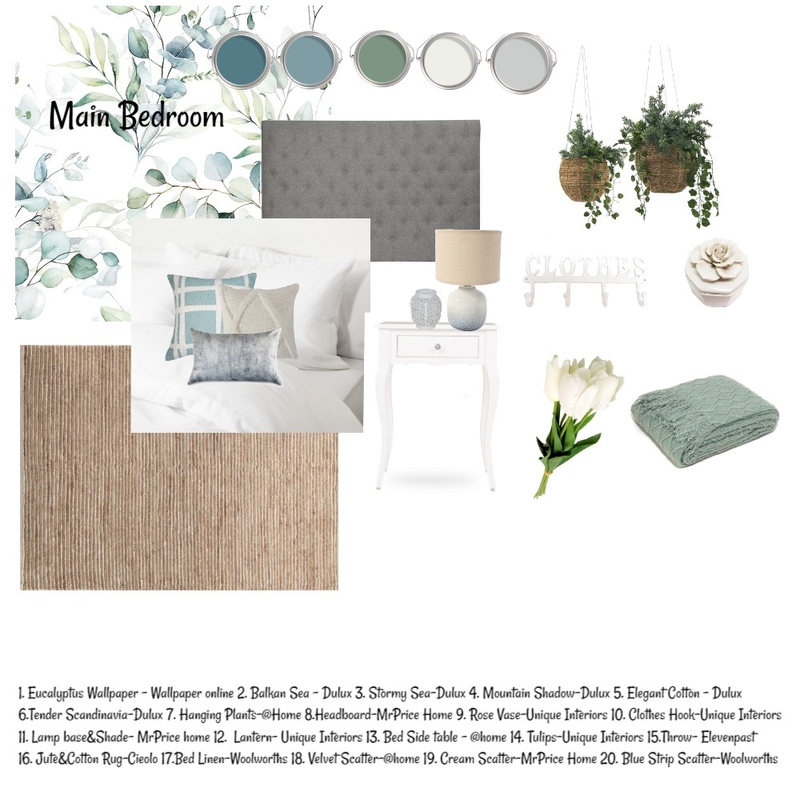 Linda Bedroom Mood Board by streakcandice on Style Sourcebook