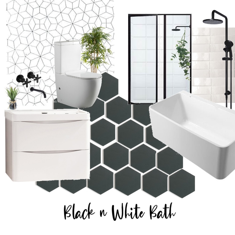 black and white bath Mood Board by A total Mood on Style Sourcebook