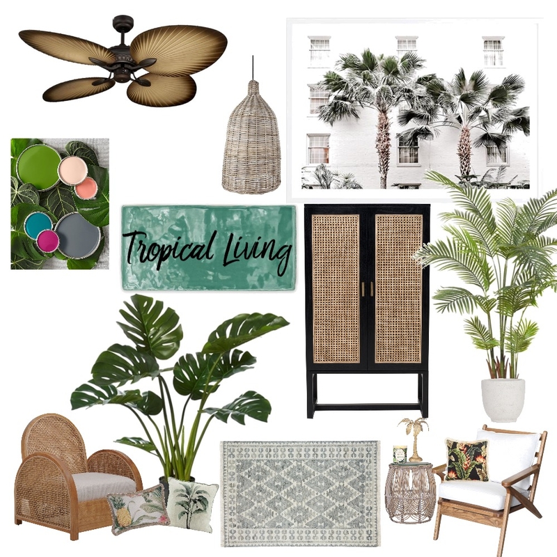 Tropical Living Mood Board by Brook on Style Sourcebook