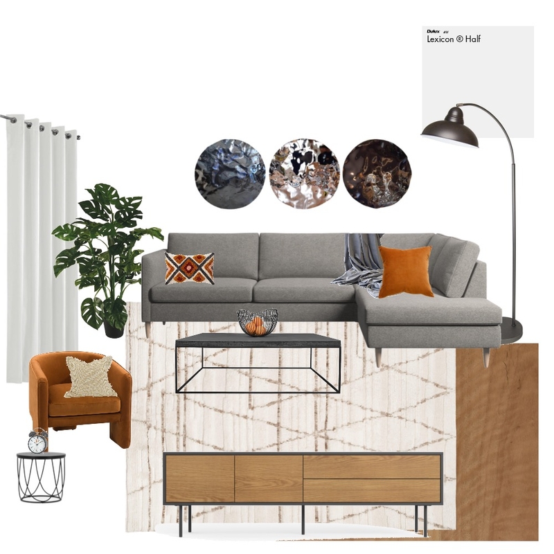 MCM Living Room Mood Board by jascolla on Style Sourcebook