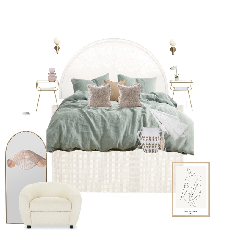 Bedroom Bowen Edit Mood Board by Hayley Marie Interiors on Style Sourcebook