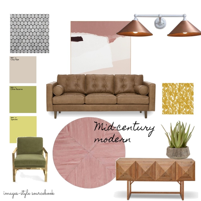 Mid-Century mood board Mood Board by Jo Murphy on Style Sourcebook