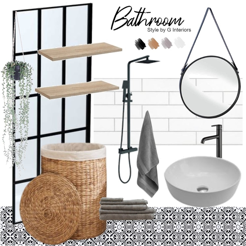 Scandinavian Bathroom Mood Board by Gia123 on Style Sourcebook