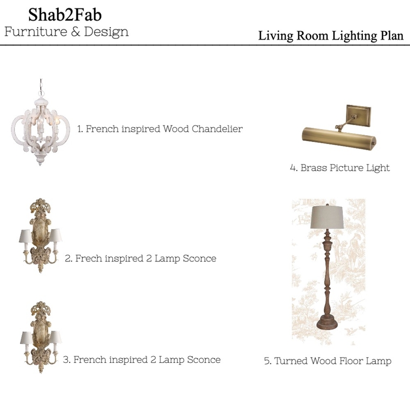 Living Room Lighting Plan Mood Board by Shab2Fab on Style Sourcebook