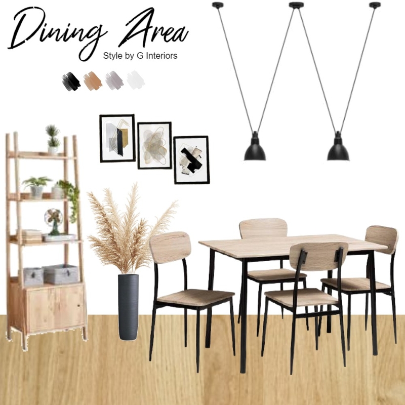 Scandinavian Dining Area Mood Board by Gia123 on Style Sourcebook