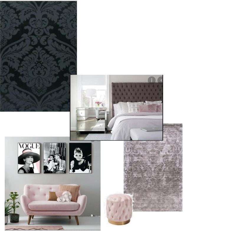 Modern Hollywood Regency Bedroom Mood Board by Michellet on Style Sourcebook