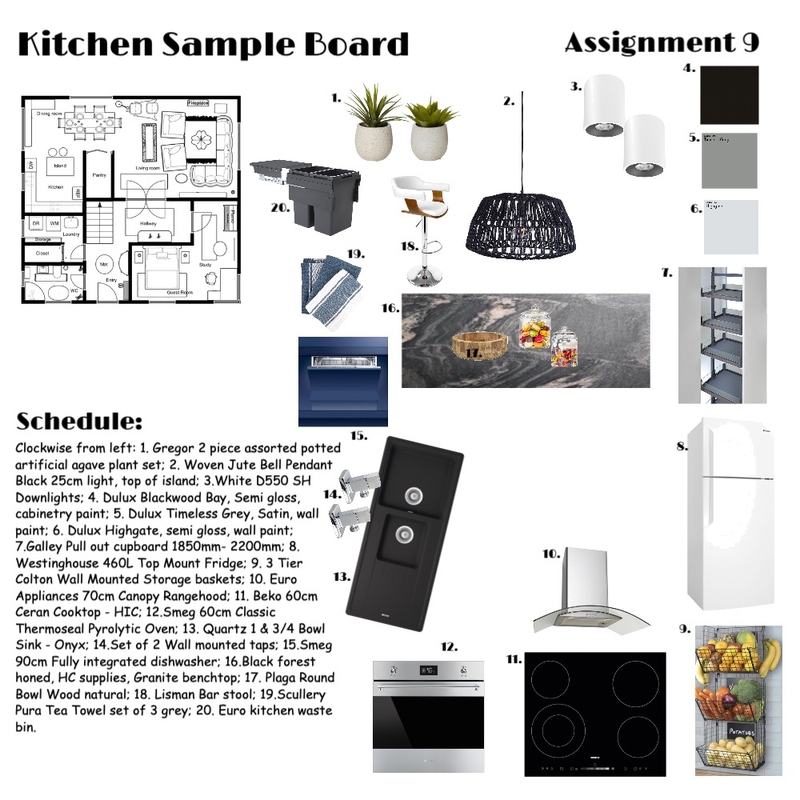 Kitchen Sample Mood Board by mariyamshafaf on Style Sourcebook