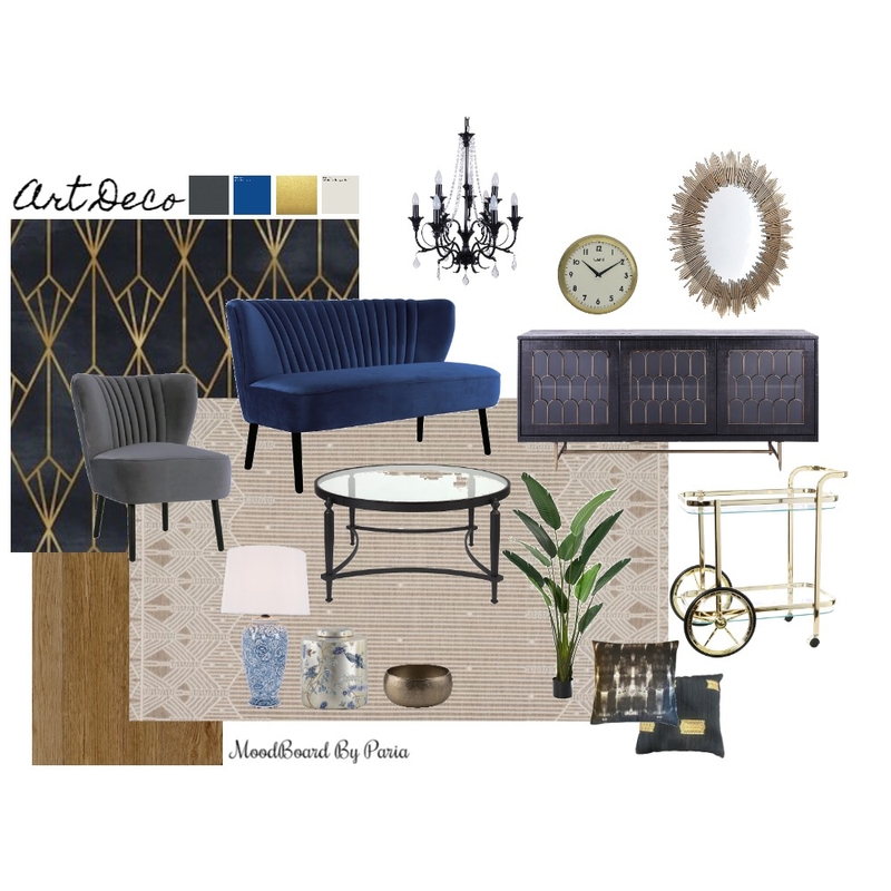 Art Deco Mood Board by Paria on Style Sourcebook