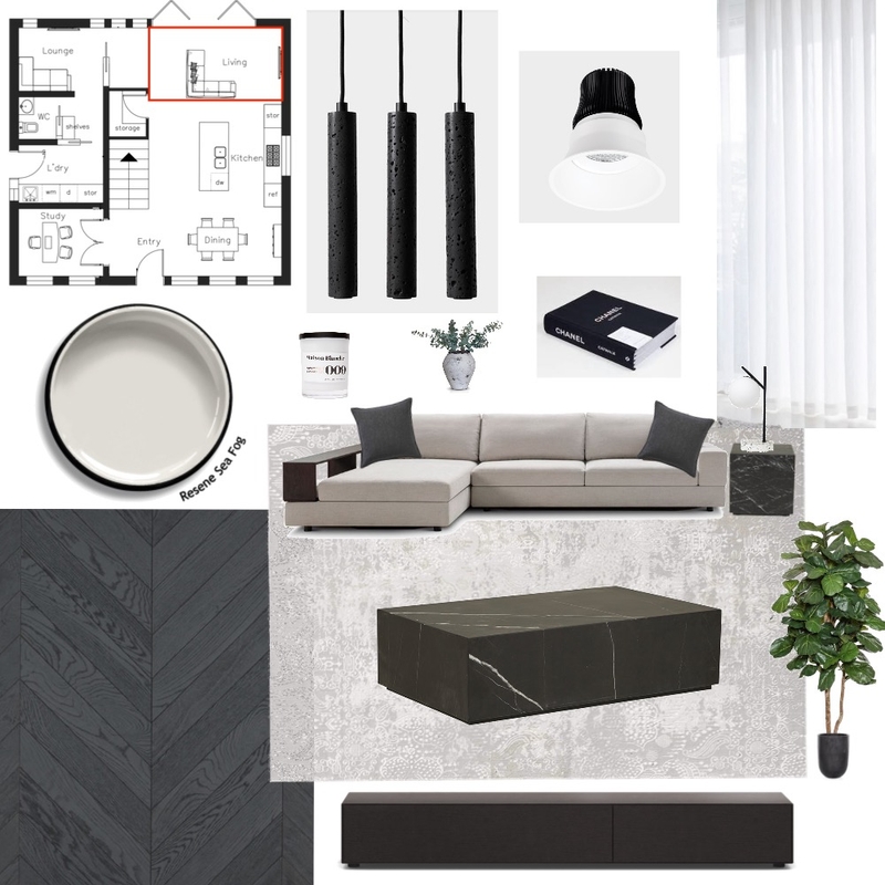 Living Room Module 9 Mood Board by danielmel on Style Sourcebook