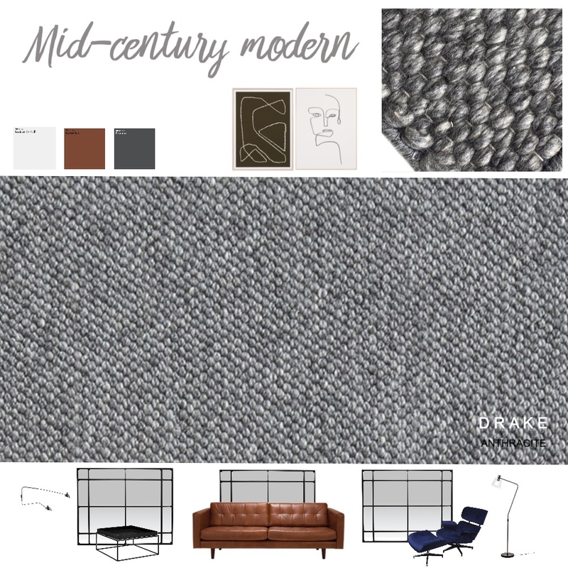 Drake Anthracite-Mid-century modern Mood Board by Cocoon_me on Style Sourcebook