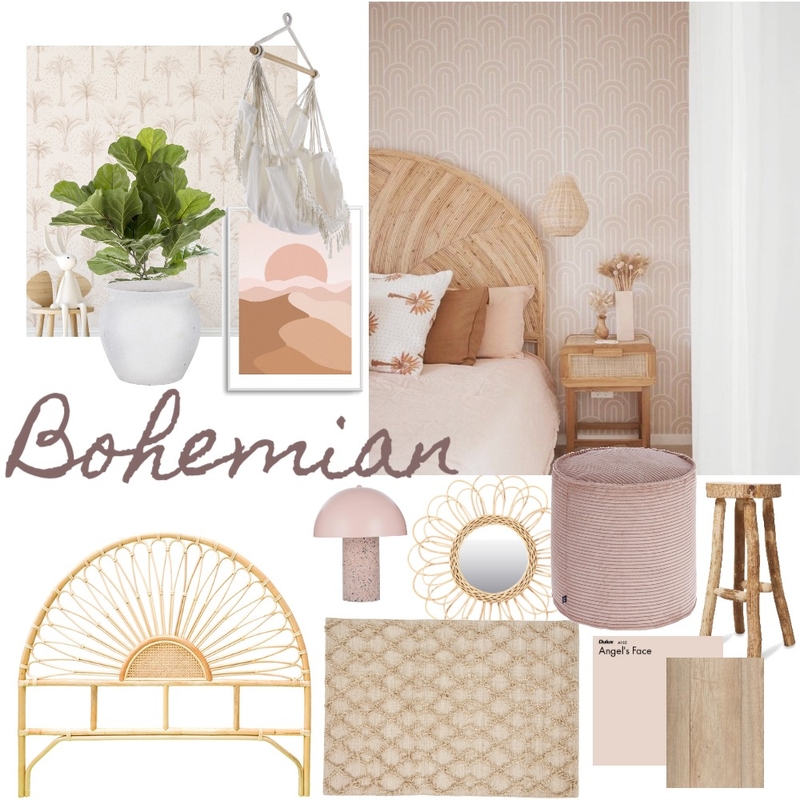 Bohemian Mood Board by Lane and Koh on Style Sourcebook