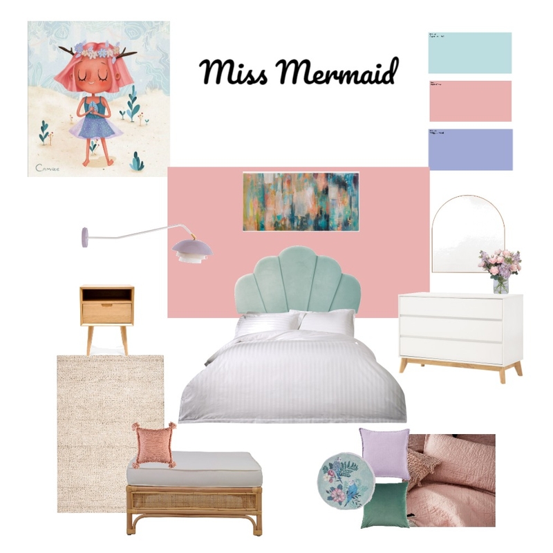 Miss Mermaid Mood Board by DECO_PCM on Style Sourcebook