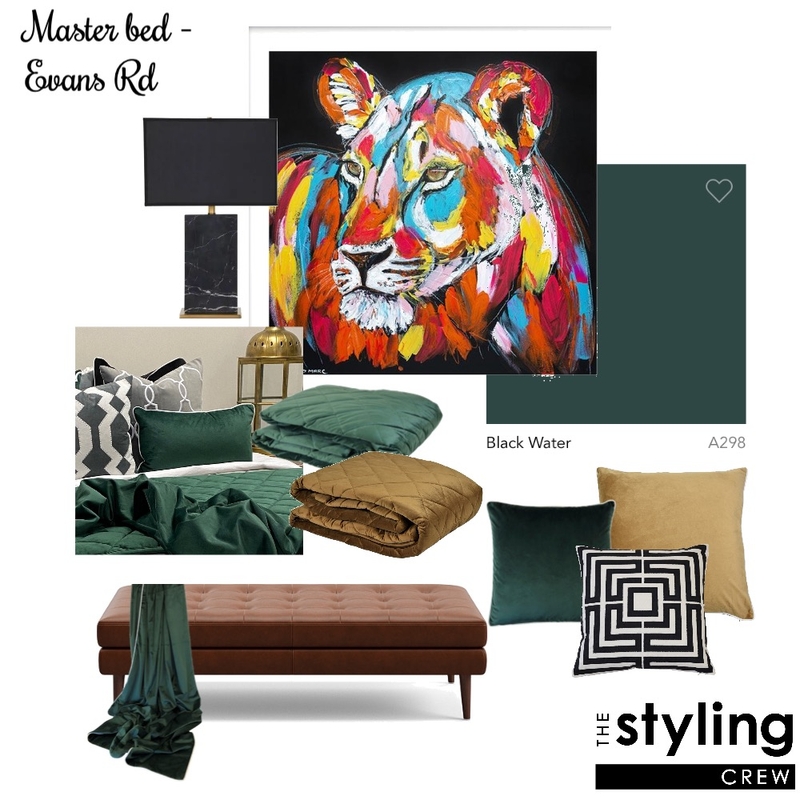 Master Bedroom - Evans Rd Mood Board by The Styling Crew on Style Sourcebook