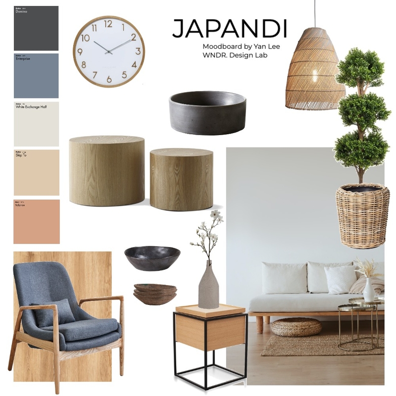 Module 3 - Part A - Art Deco Moodboard 2 Japandi Mood Board by wndr.designlab on Style Sourcebook