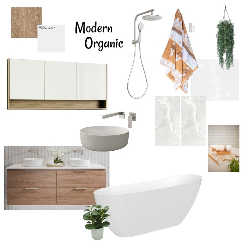 Modern Organic Bathroom Mood Board by Northern Rivers Bathroom Renovations on Style Sourcebook