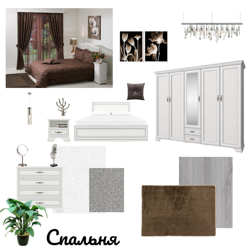 Спальня Mood Board by Роман Под on Style Sourcebook