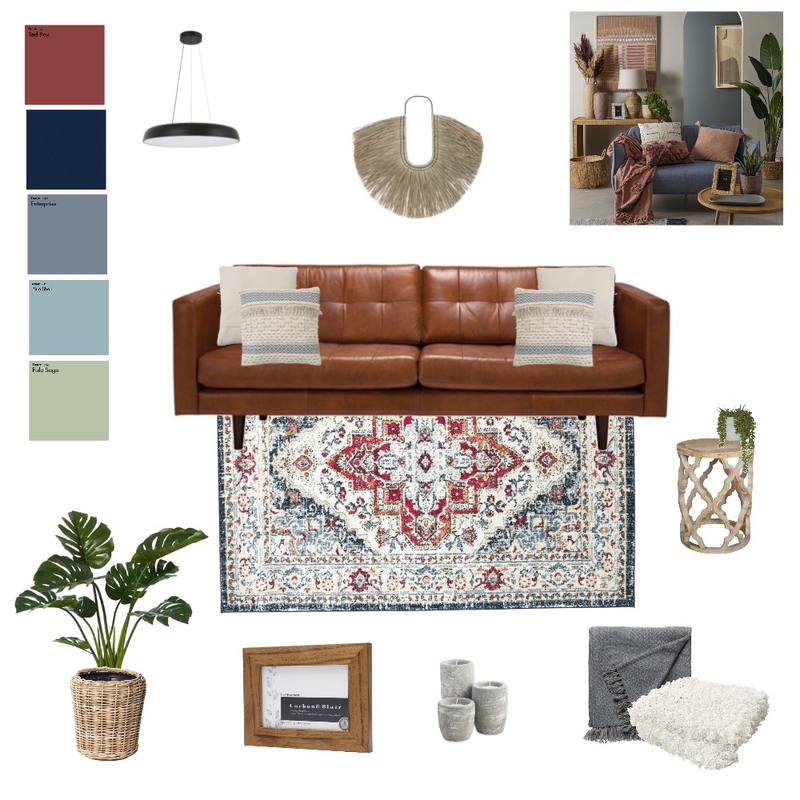 Boho Lounge Mood Board by Kate Campbell on Style Sourcebook