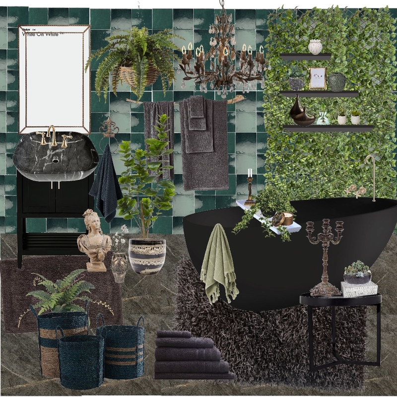 forest bathroom Mood Board by olivia.jones on Style Sourcebook