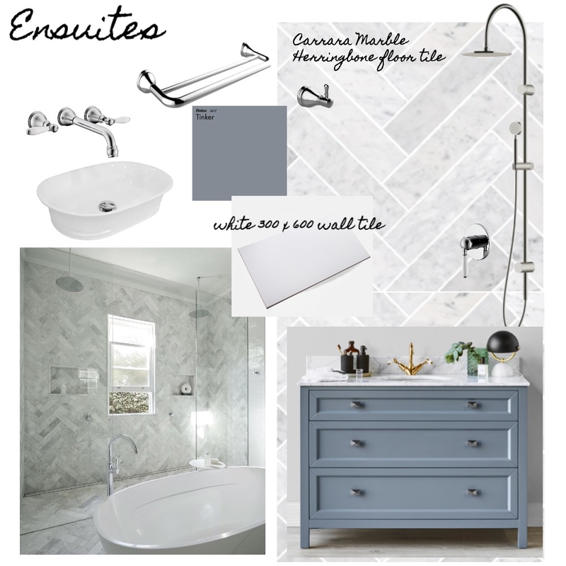 Ensuites 1&2 Mood Board by Genie on Style Sourcebook