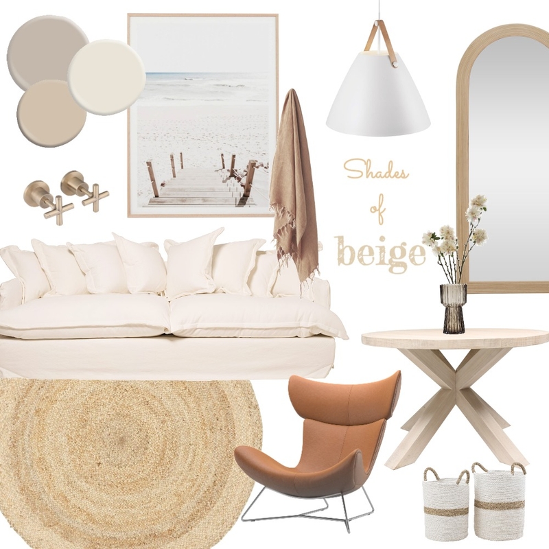 Shades of Beige mood board_Project M Design Interior Design Mood Board by Project M Design