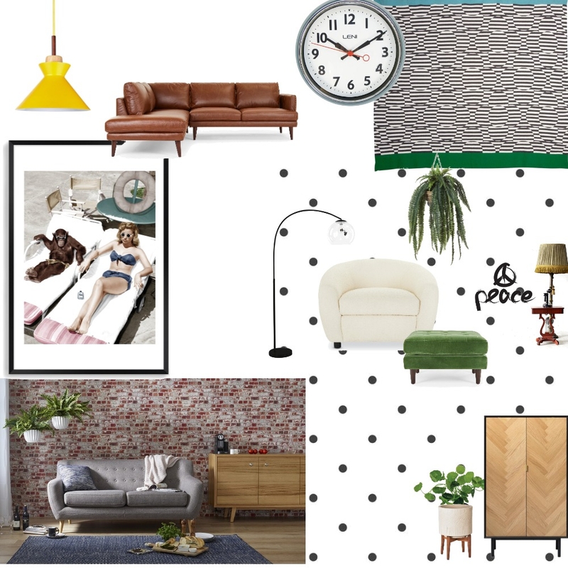 Retro stylz Mood Board by Sarah J Weston on Style Sourcebook