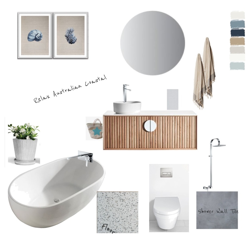 Australian Coastal Bathroom Mood Board by NancyO on Style Sourcebook