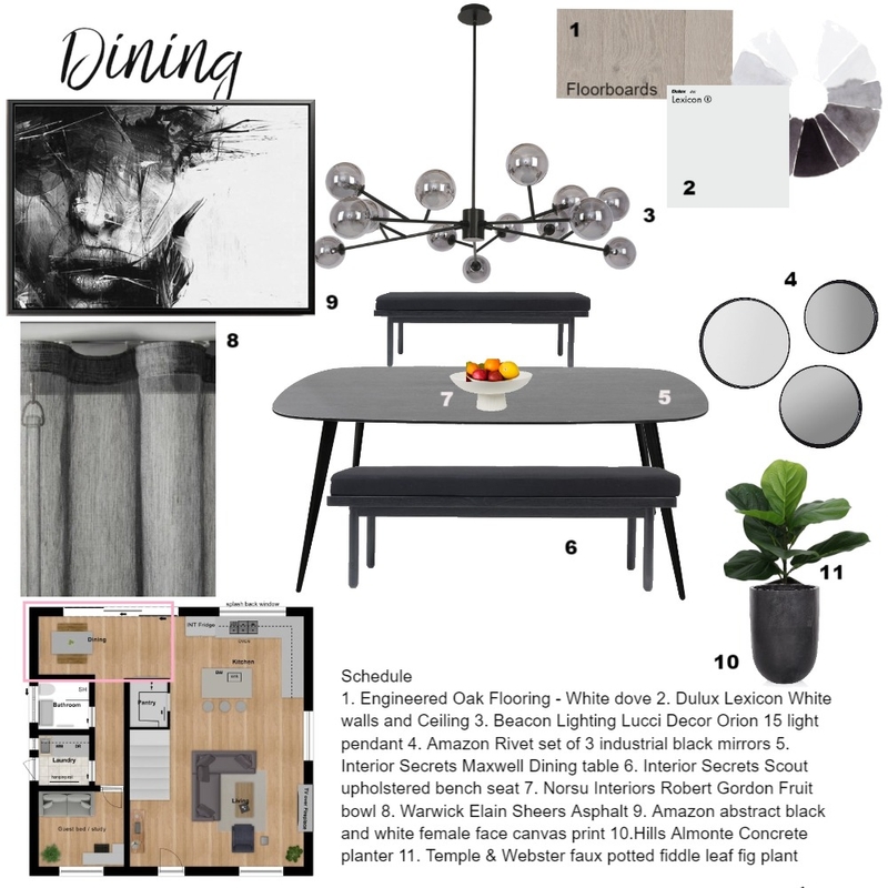 Dining Mood Board by RoseHass on Style Sourcebook