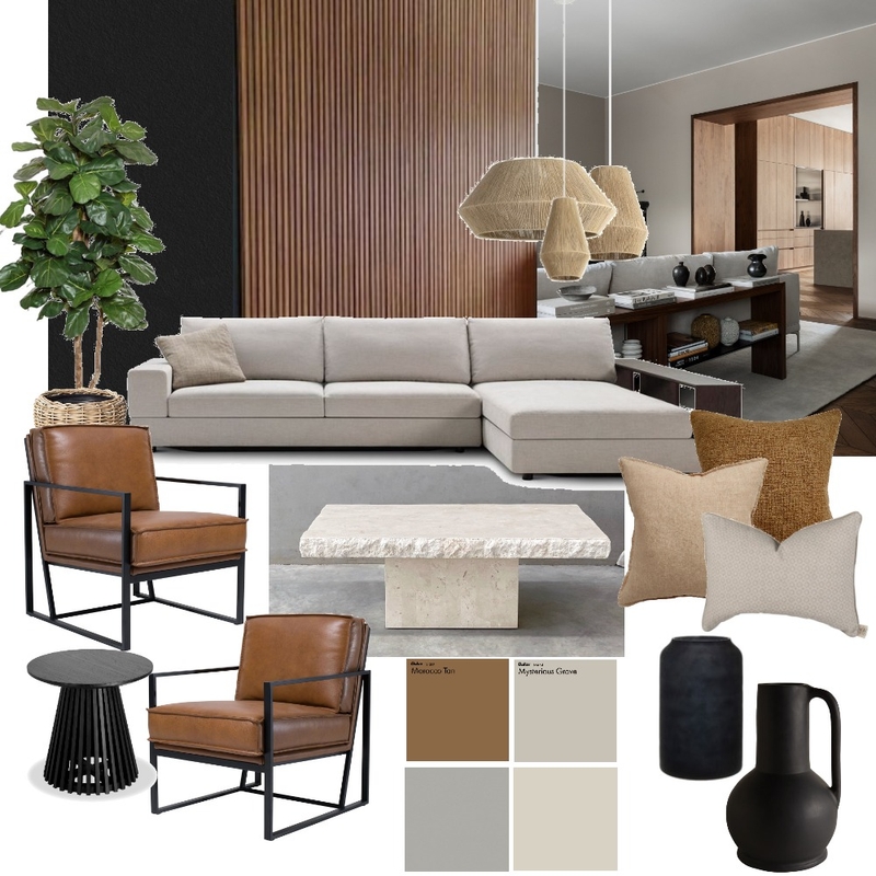 Loungeroom Mood Board by Cara.MaisonEdited on Style Sourcebook