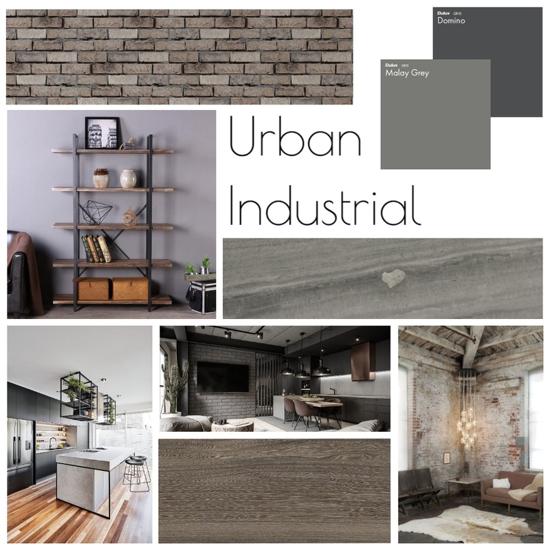 Urban Industrial Mood Board by Acacia Design Firm on Style Sourcebook