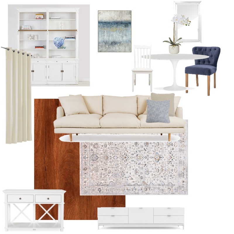 Living Blue Mood Board by Emmajb on Style Sourcebook