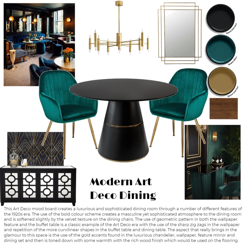 Art Deco Mood Board by Joanne Marie Interiors on Style Sourcebook