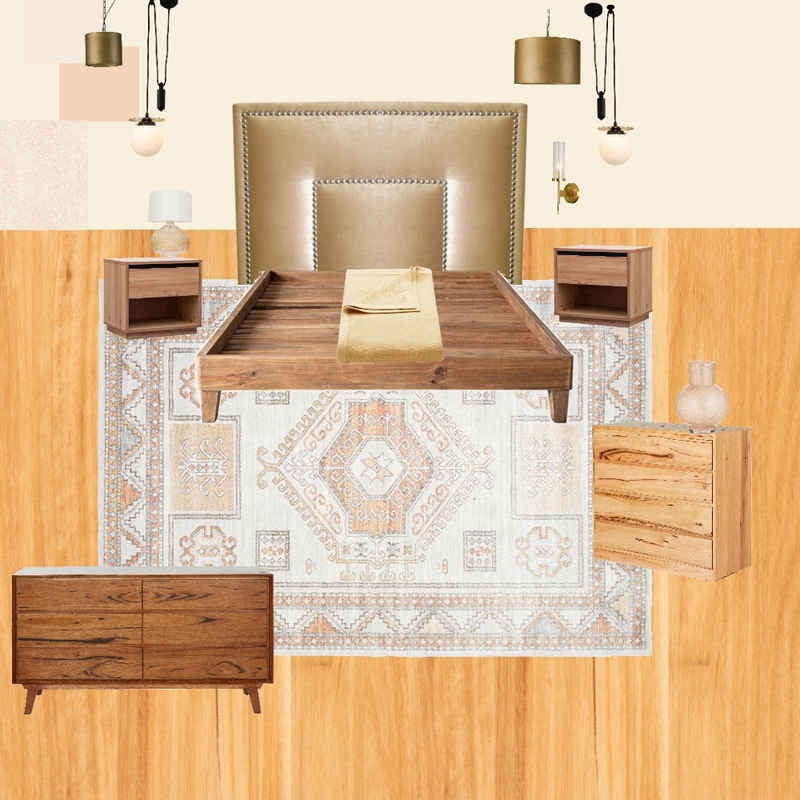 bedroom 1 - gold Mood Board by randomly_chaotic on Style Sourcebook