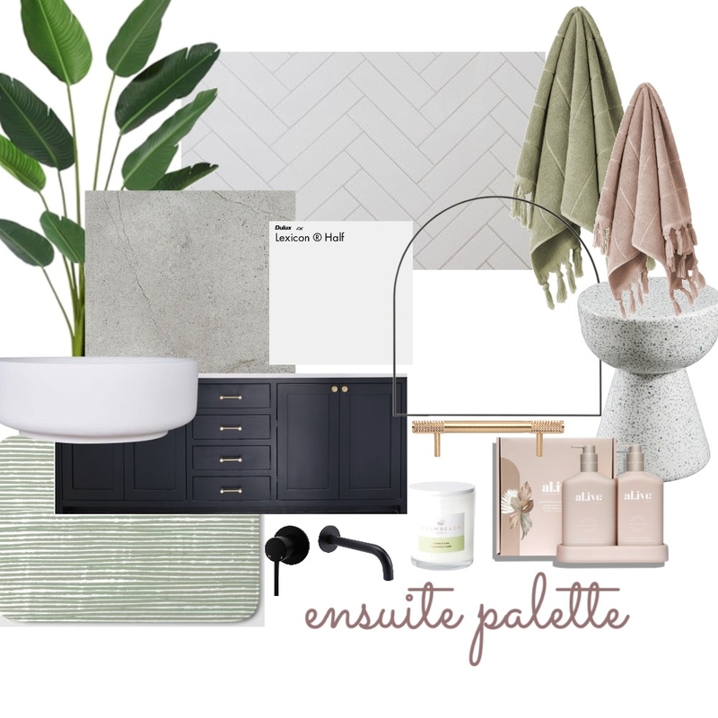 Ensuite palette Mood Board by Home in the Arcadia on Style Sourcebook