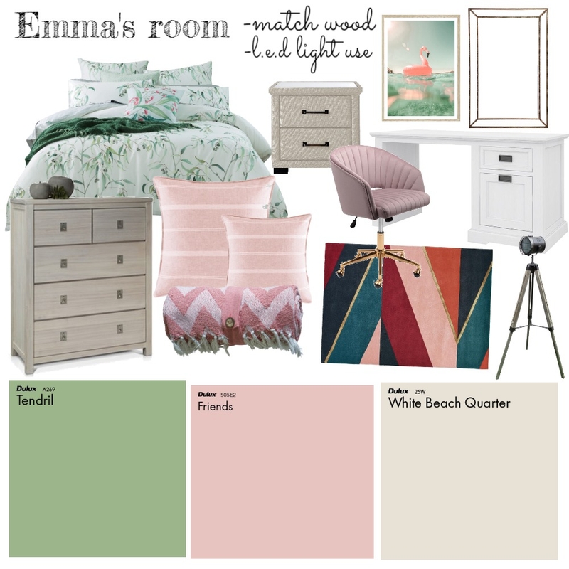 Emma's room Mood Board by RenskiRooy on Style Sourcebook