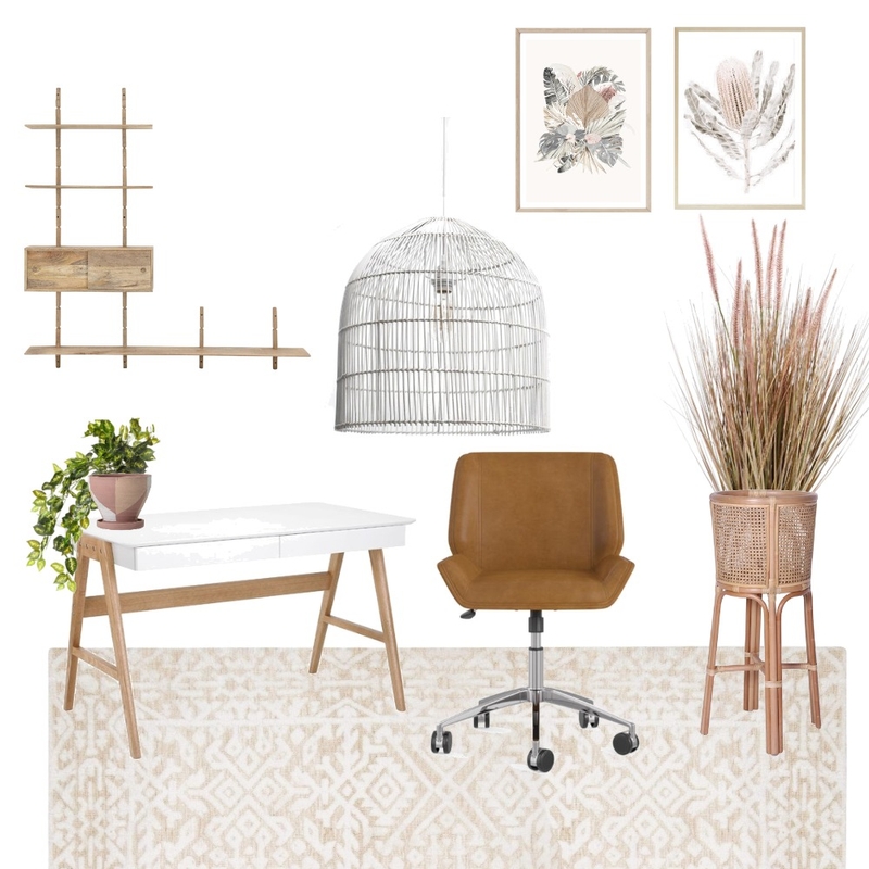 Bohimian office Mood Board by Ybdesign on Style Sourcebook